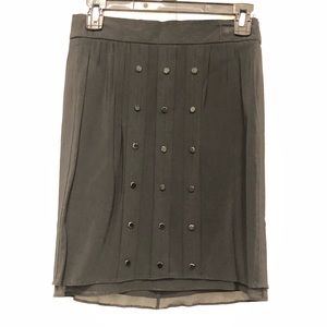 Theory silk layered skirt